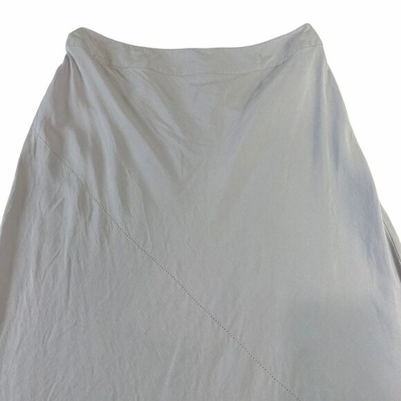 VTG Nine and Company Lilac Linen and Rayon Slip Midi Skirt, Size 16W - Picture 4 of 9